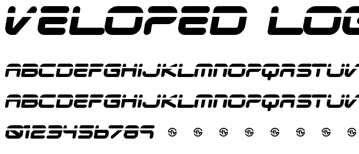 Veloped Logotype font